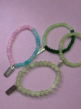 Words of Affirmations Handcrafted Bracelets by me- Pick one